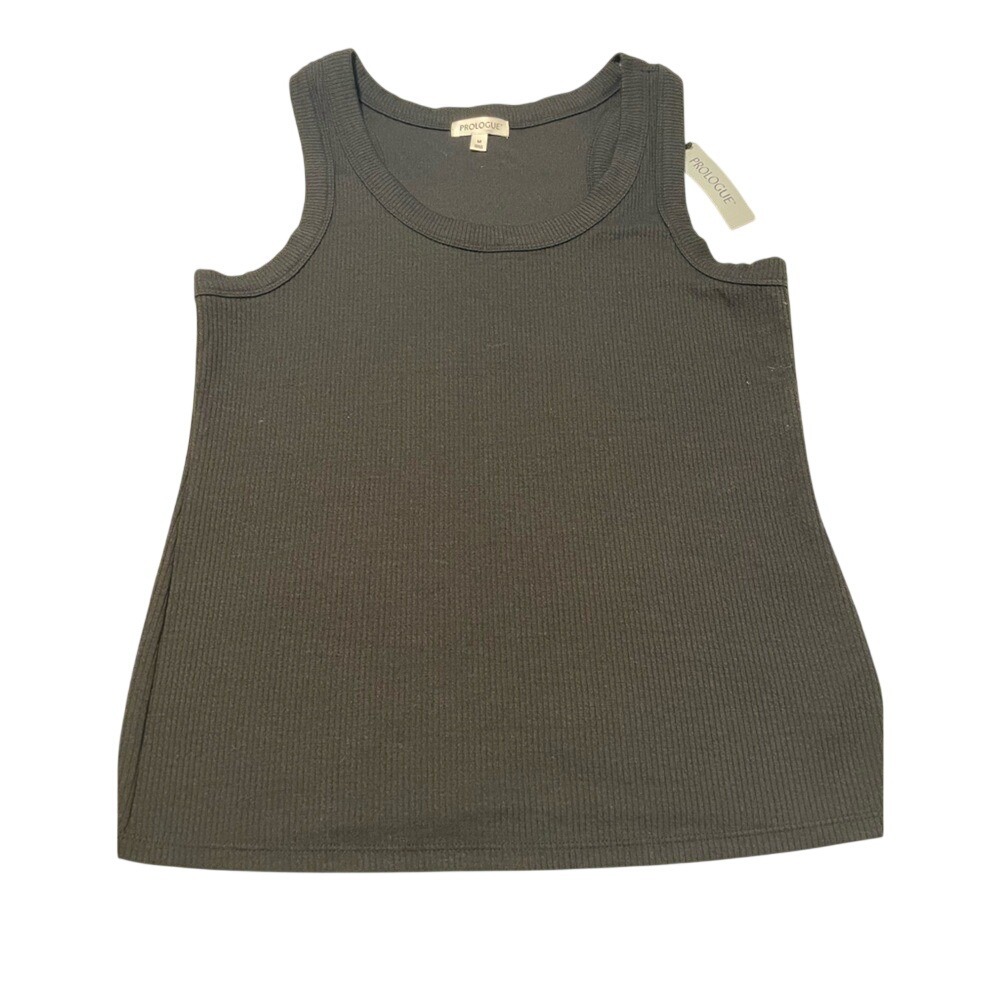 Prologue Charcoal Ribbed Tank Top